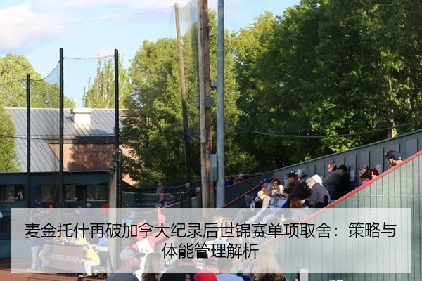 麦金托什再破加拿大纪录后世锦赛单项取舍：策略与体能管理解析